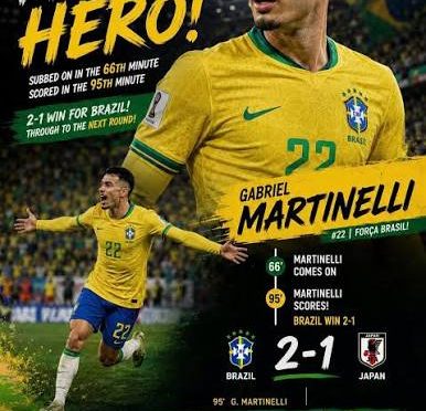 Brasil vs Jepang: Martinelli Pahlawan, Brasil ke 16 Besar